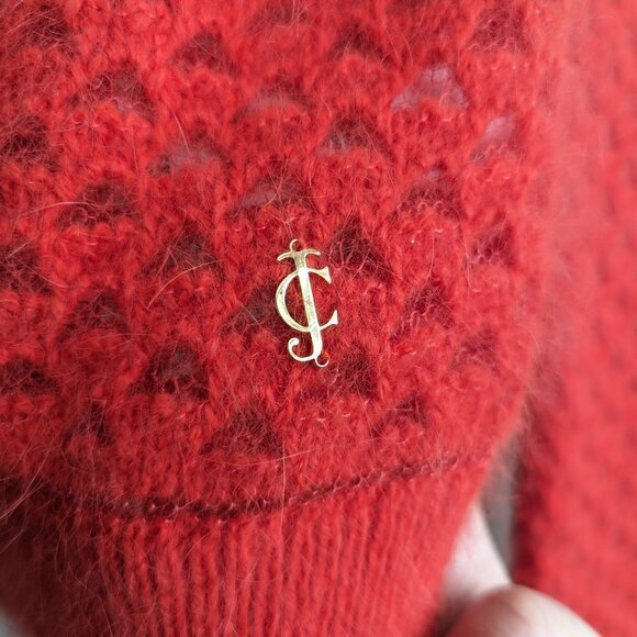 Juicy Couture Open Weave Rabbit Hair Cardigan - Picture 4 of 9